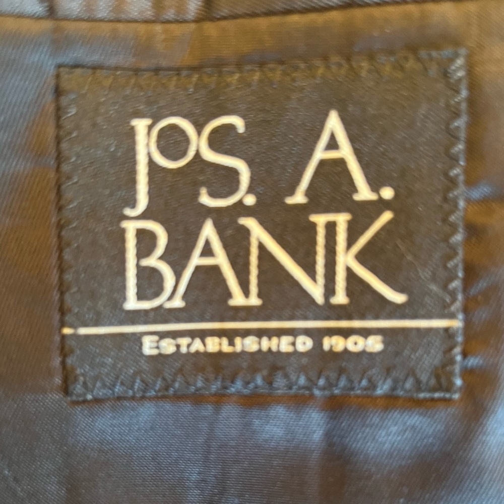 Jos. A. Bank Plaid Dinner Jacket and Slacks Size 44L Slim Fit Slacks W40” L33” - Picture 16 of 16
